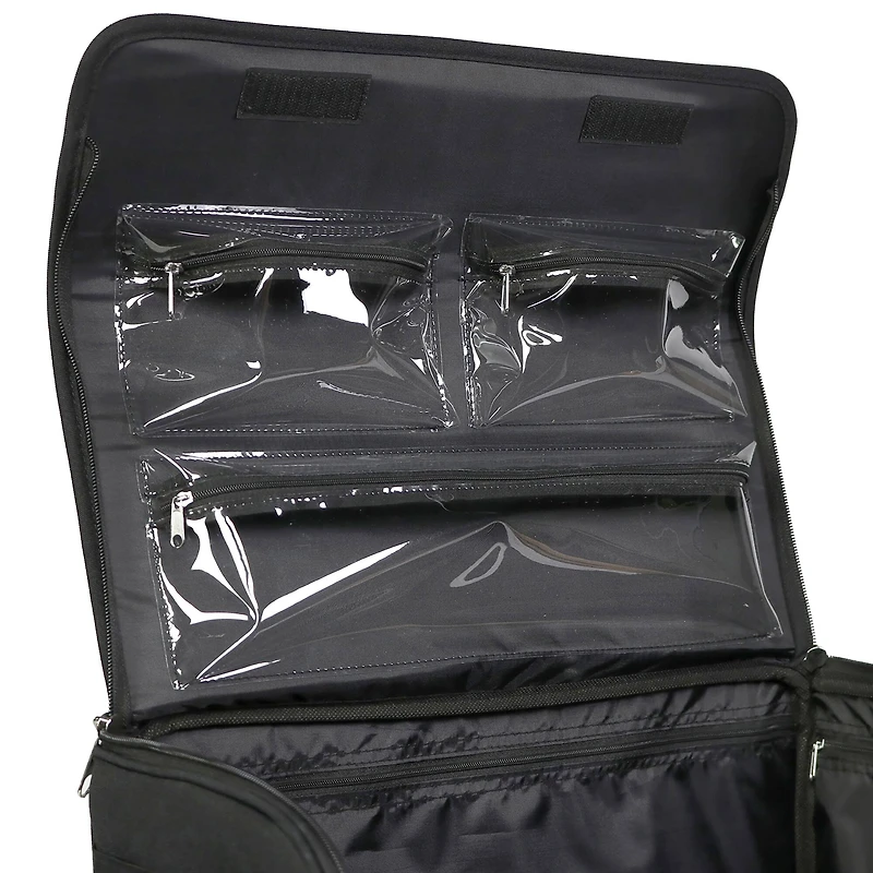 Everything Mary Black & White Floral Rolling Sewing Machine Tote