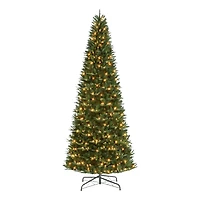 12ft. Pre-Lit Monroe Fir Artificial Christmas Tree, Warm White LED Lights