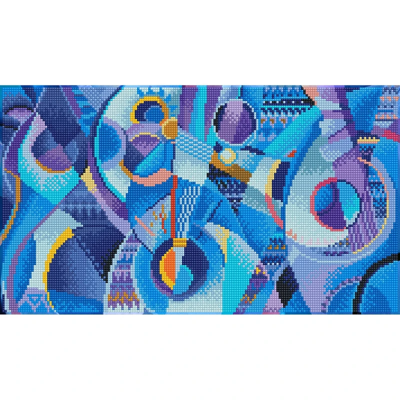 Diamond Dotz® Intermediate Blue Moods Diamond Art Painting Kit