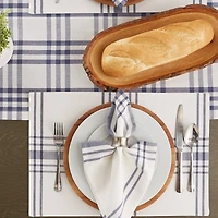 DII® Home Sweet Farmhouse French Blue Cotton Placemats, 6ct.