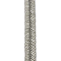Rhodium Metal Wavy Disc Beads, 8mm by Bead Landing™