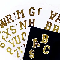 Golden Vinyl Alphabet Sticker Sheets by Recollections™