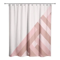 Rectangle Lines 71" x 74" Shower Curtain