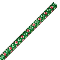 Green Peppermints Foil Premium Gift Wrap by Celebrate It™
