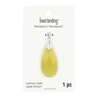 Lemon Jade Teardrop Pendant by Bead Landing™