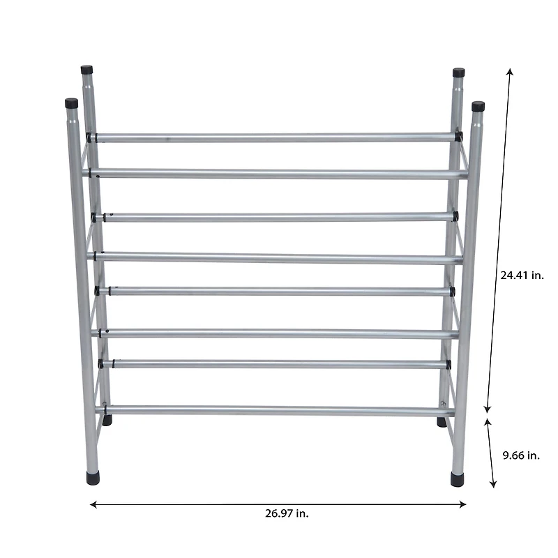 Simplify 4-Tier Expandable Shoe Rack