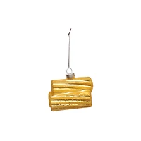 2.75" Rigatoni Pasta Glass Ornament by Ashland®