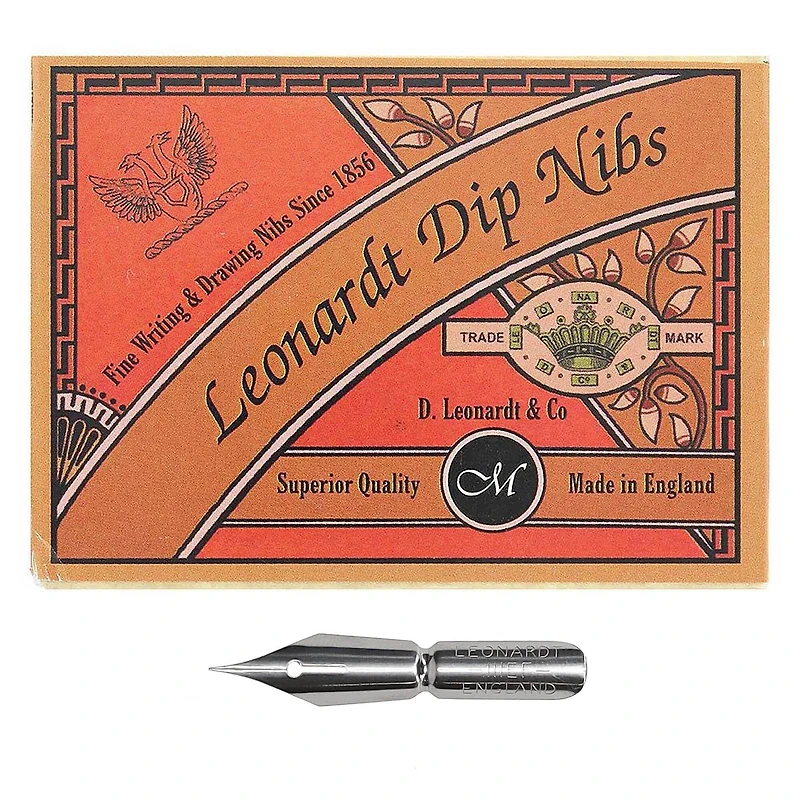 Manuscript Leonardt Copperplate 2-Point Dip Nibs, 24ct.