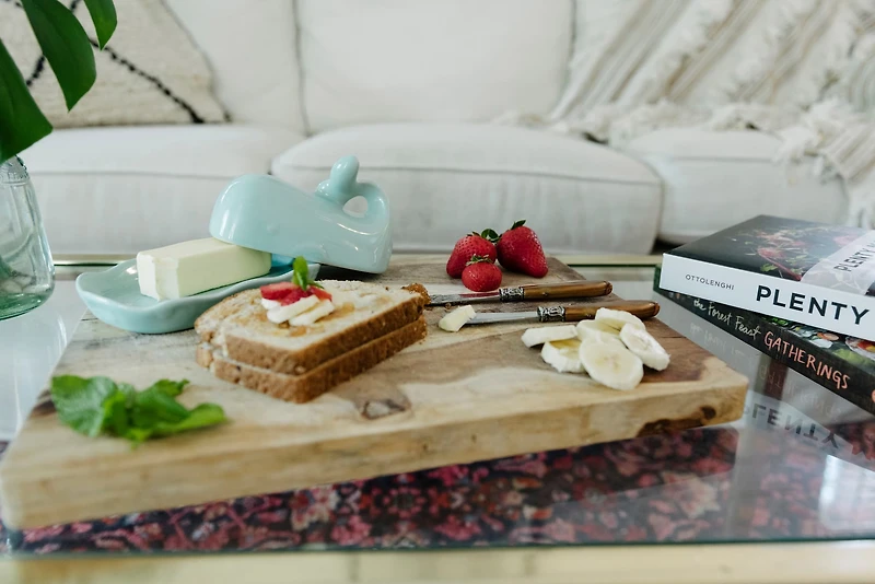 Hello Honey® Aqua Blue Whale Shaped Butter Dish