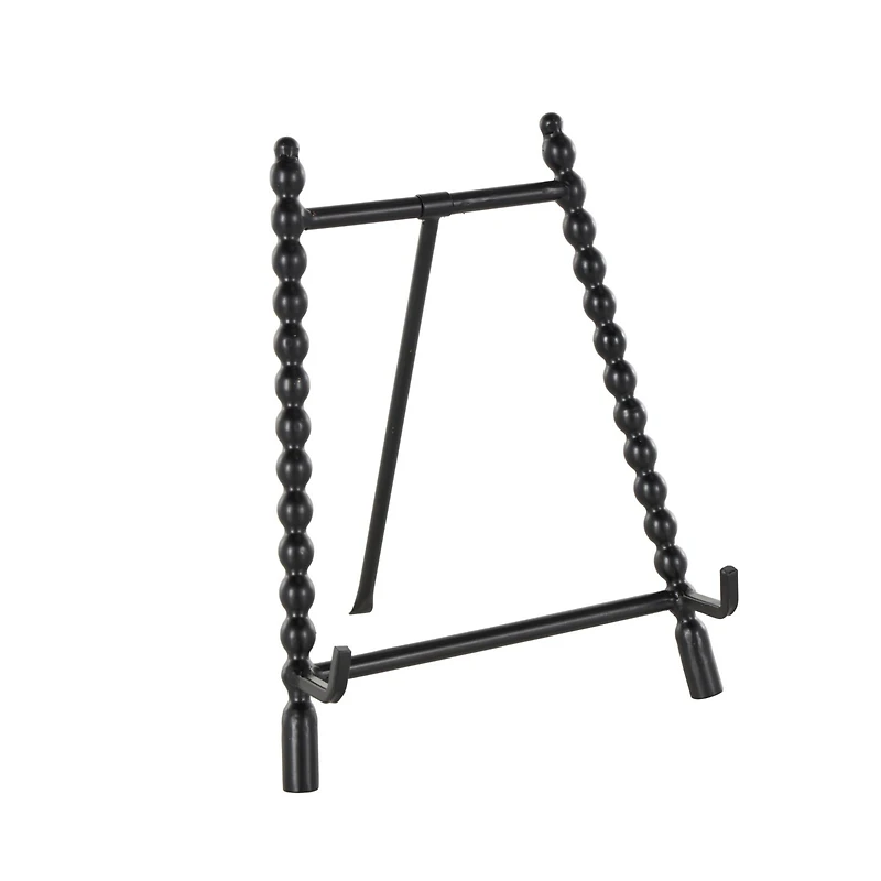 9" x 11" Black Metal Abstract Wide Display Easel