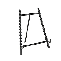 9" x 11" Black Metal Abstract Wide Display Easel