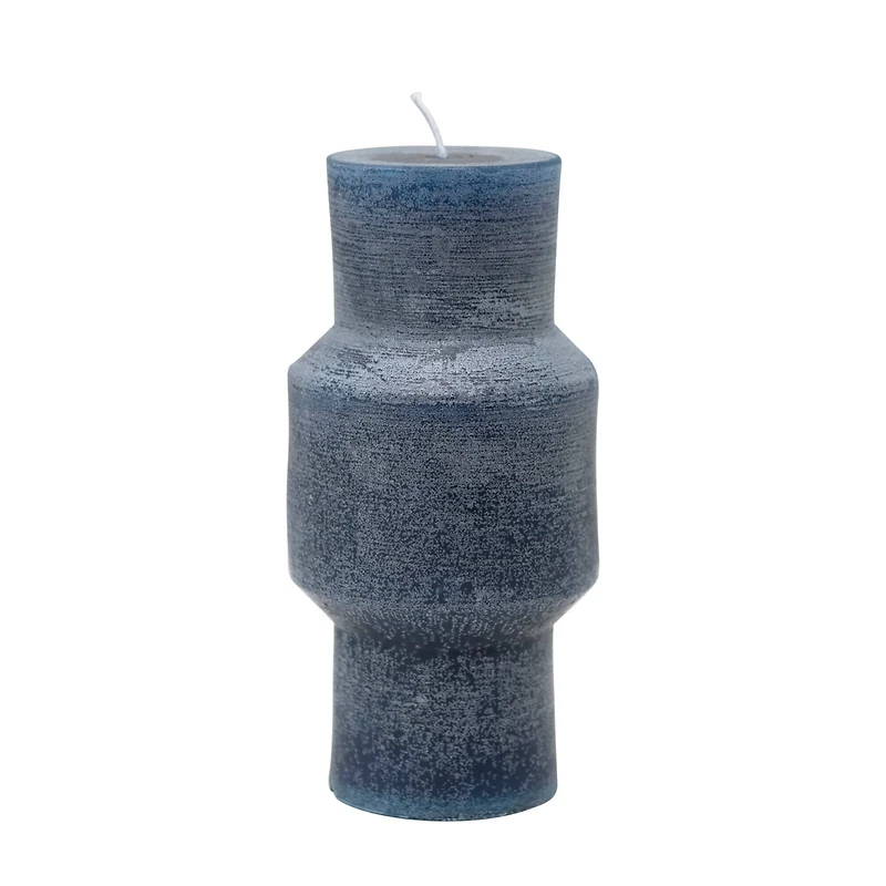 Hello Honey® 3" x 6" Marine Unscented Totem Pillar Candle