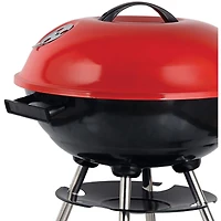Brentwood 17" Portable Charcoal BBQ Grill with Wheels