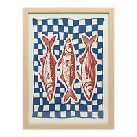 12" x 16" Fish Framed Wall Décor by Ashland