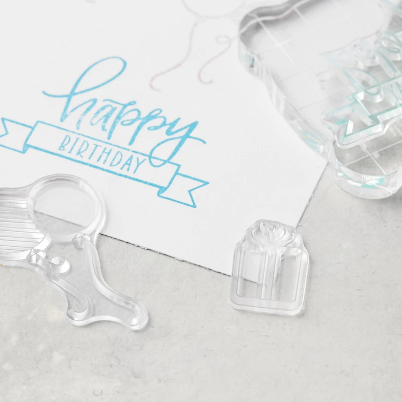 Happy Birthday Clear Stamps by Recollections™