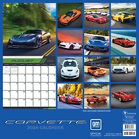 TF Publishing 2024 Corvette Wall Calendar