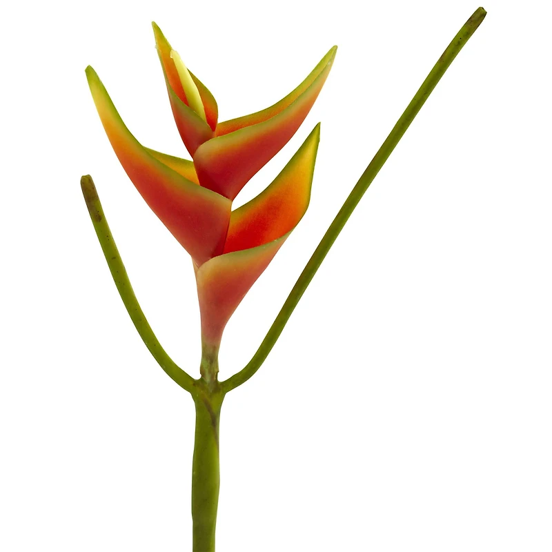 14" Mini Heliconia Artificial Flower (Set of 6)