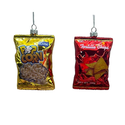 Assorted 4.25" Snack Bag Glass Ornament by Ashland®