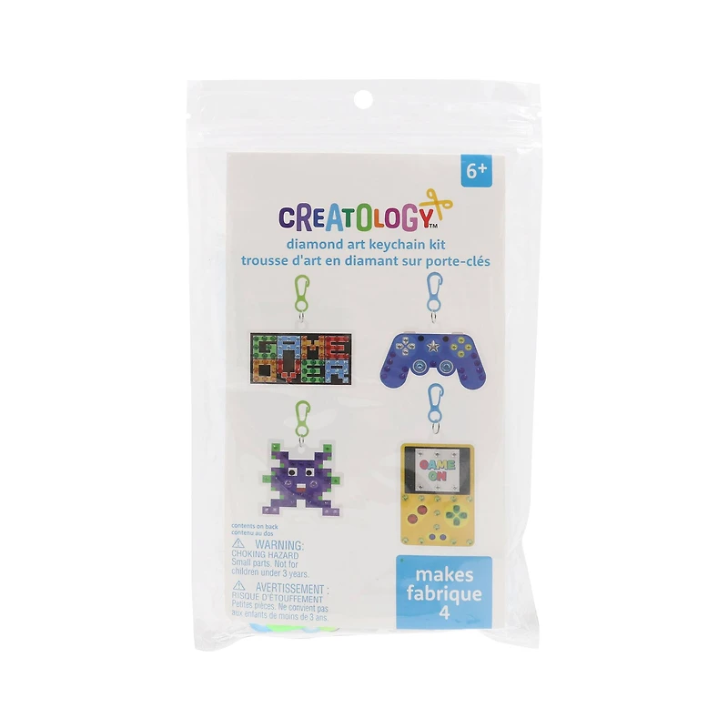 Gamer Backpack Keychain Diamond Art Kit by Creatology™
