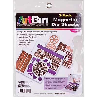 ArtBin® Magnetic Die Sheets, 3ct.