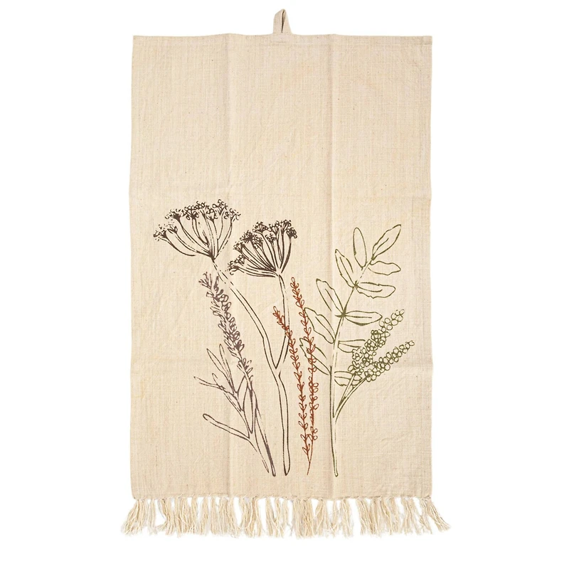 Hello Honey® Minimalist Flower Print Kitchen Towels, 2ct.