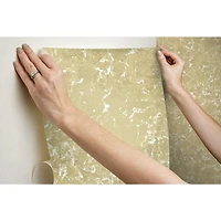 RoomMates Gold Leaf Peel & Stick Wallpaper