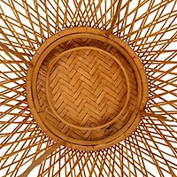Hello Honey® 20" Decorative Bamboo Hand-Woven Lantern Candle Holder