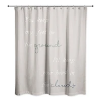 Keep Your Head in the Clouds 71" x 74" Shower Curtain