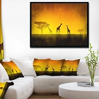 Designart - African Sunset Aura