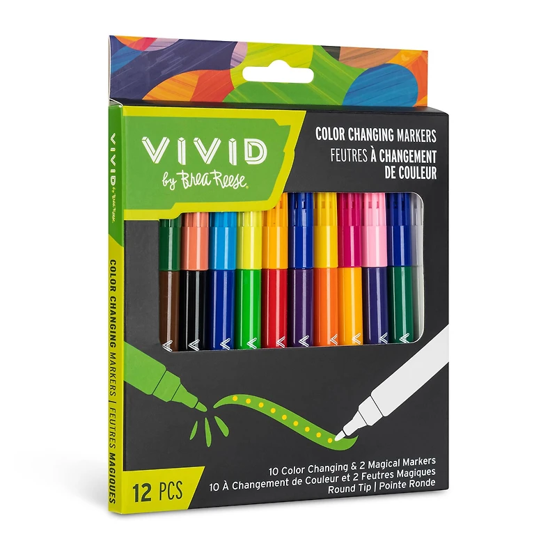 VIVID by Brea Reese® Color Changing Markers Set