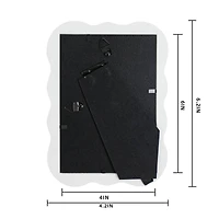 4" x 6" Waves Retro Frame by Studio Décor