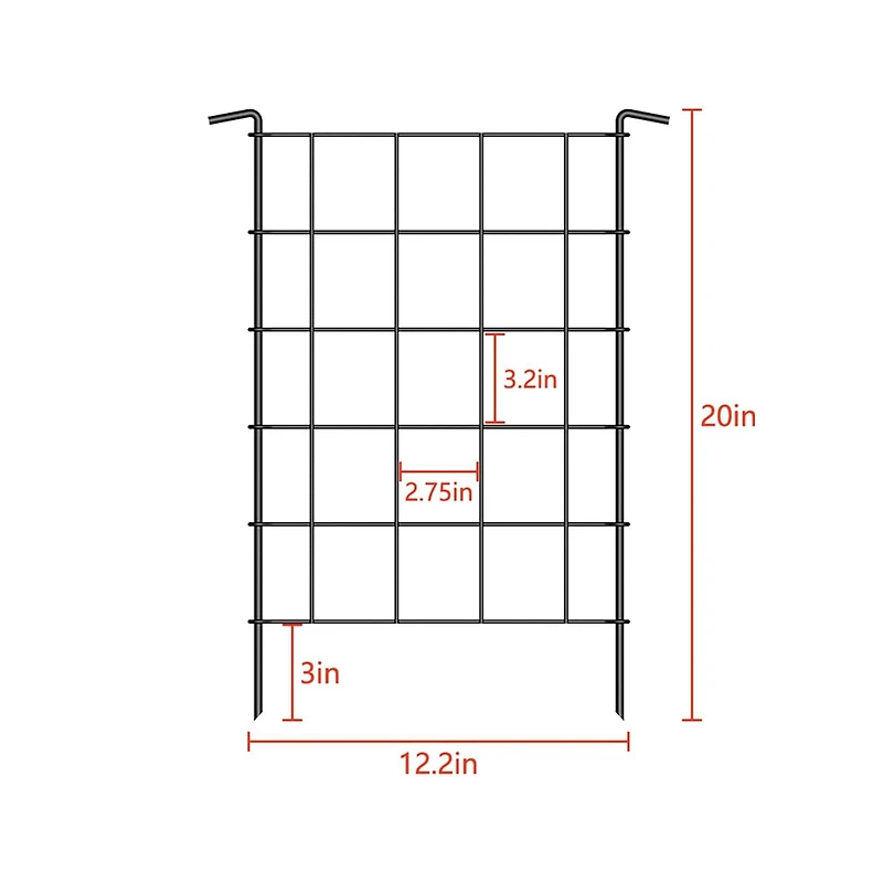 NEX™ Garden Decor Fence Rustproof Metal Wire Animal Barrier, 28ct.