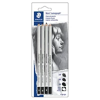 Staedtler® Mars® Lumograph® Charcoal Pencil Set