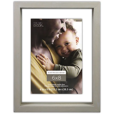 Expressions™ Gray Deep Float Frame by Studio Décor