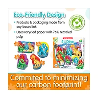 My First Puzzles - 4 In A Box - Dino: 20 Pcs