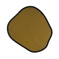 CosmoLiving by Cosmopolitan 31" x 28" Black Metal Abstract Wavy Wall Mirror