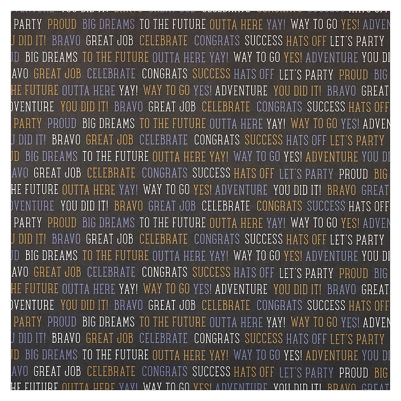 Graduation Double-Sided Cardstock Paper by Recollections™, 12" x 12"