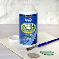 12 Pack: DecoArt® Americana® Triple Thick Brilliant Brush-On Gloss Glaze™, 16oz.
