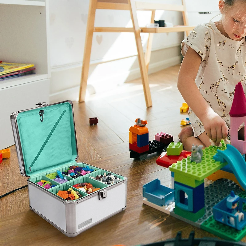 Vaultz White Square Divided Storage Box