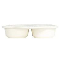 Hello Honey® 12" White Happiness is Cupcakes Stoneware  Pan