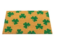 St. Patrick's Day Shamrock Doormat