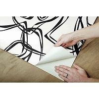 RoomMates Black Ribbon Trail Peel & Stick Wallpaper