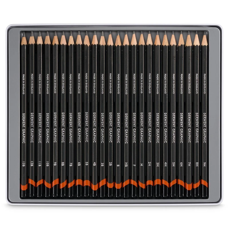 Derwent Graphite 24 Pencil Tin Set