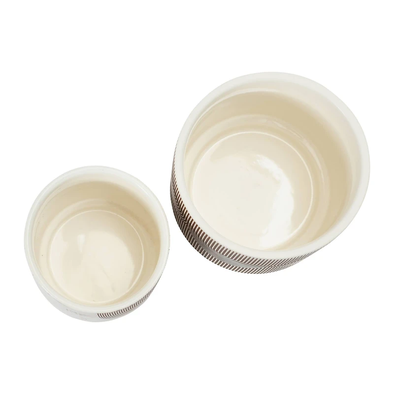 Hello Honey® 6" Textured Stoneware Planter