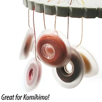 The Beadsmith® BASIC elements™ Bob-EEZ® No-Tangle Thread Bobbins Value Pack