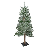 4ft. Unlit Medium Flocked Alpine Artificial Christmas Tree