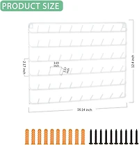 NEX™ White 54-Spool Wall-Mounted Sewing Thread Rack, 4ct.