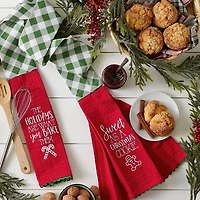 DII® Sweet Christmas Cookie Kitchen Towel Scarf