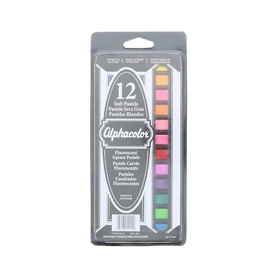 Quartet® Alphacolor™ Fluorescents Square Pastel Set
