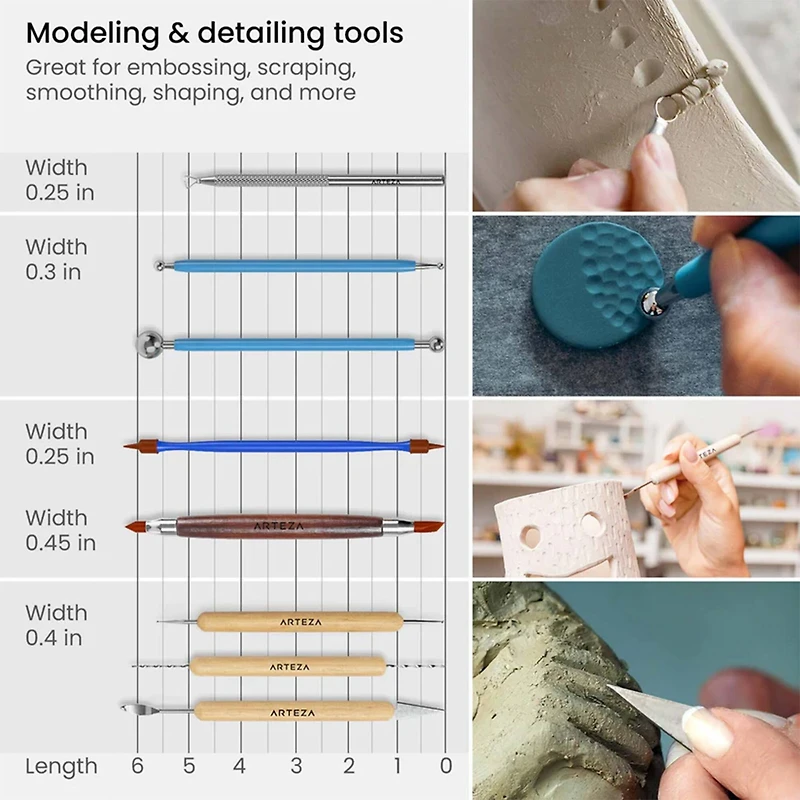 Arteza® 22-Piece Sculpting Tools Set